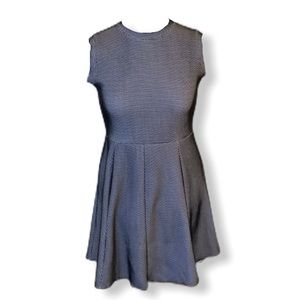 Philosophy Black Net Fit and Flare Dress